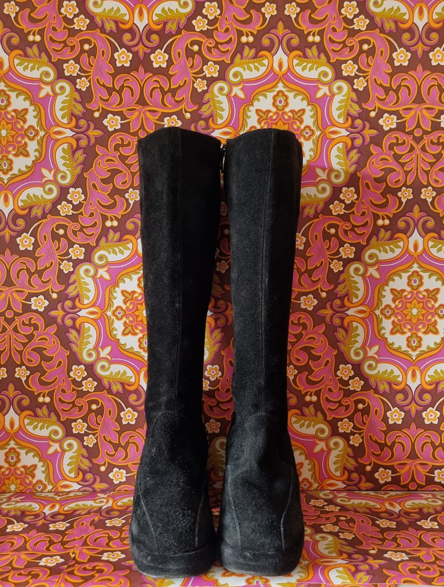 Vintage suede boots uk size 4 Eur 37 us 6